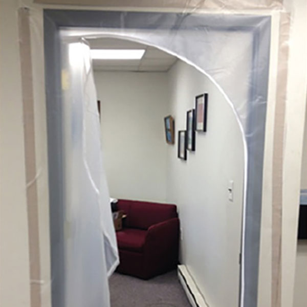 Fire Retardant Zipper Door By Zip Up Products Llc